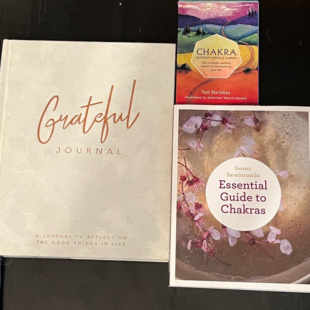Grateful Journal and Chakra Guide & Oracle Set